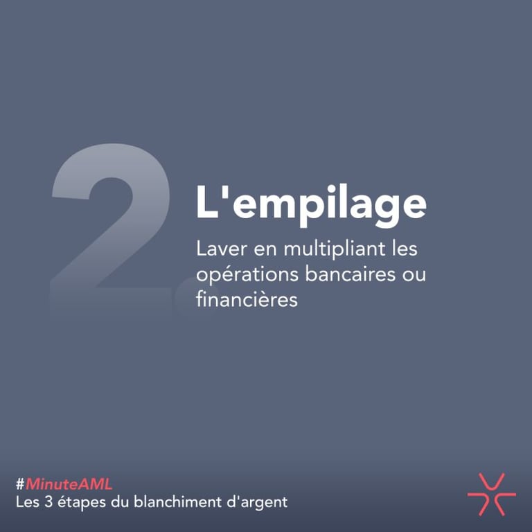#MinuteAML⏱⏱ Vous voulez être mieux armé pour identifier une opération de blanchiment ? ( L'empilage )